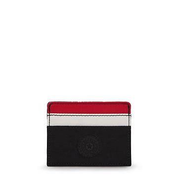 Kipling Cardy Card Holder Bags Black Red Block | CA 2052MQ